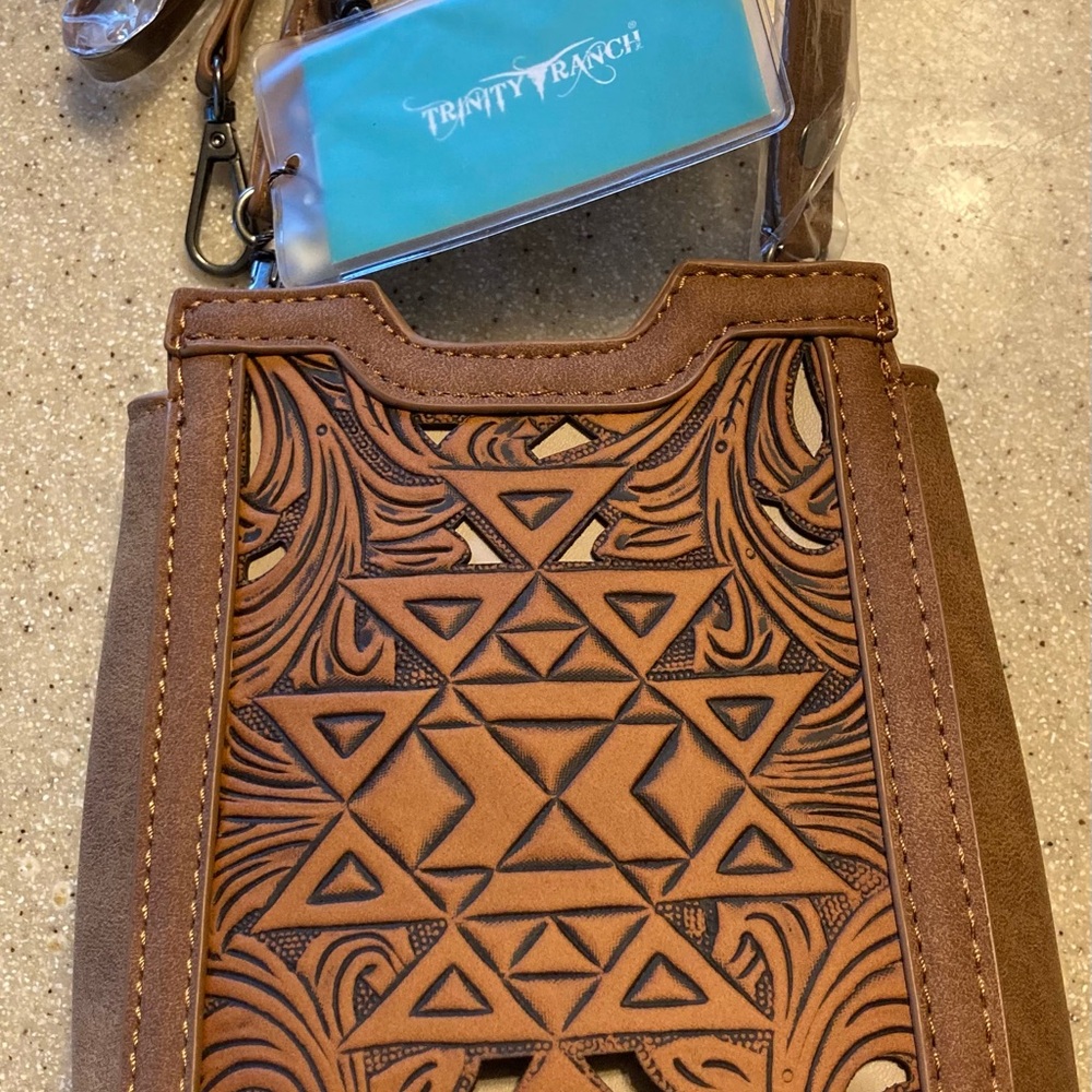 Trinity Ranch Brown Crossbody Bag